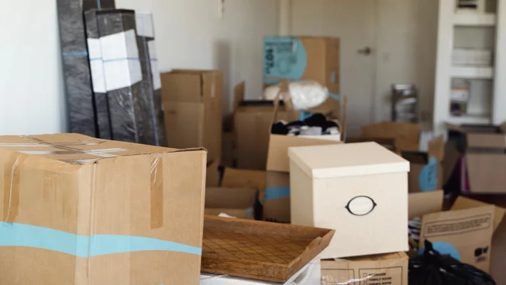 boxes livingroom