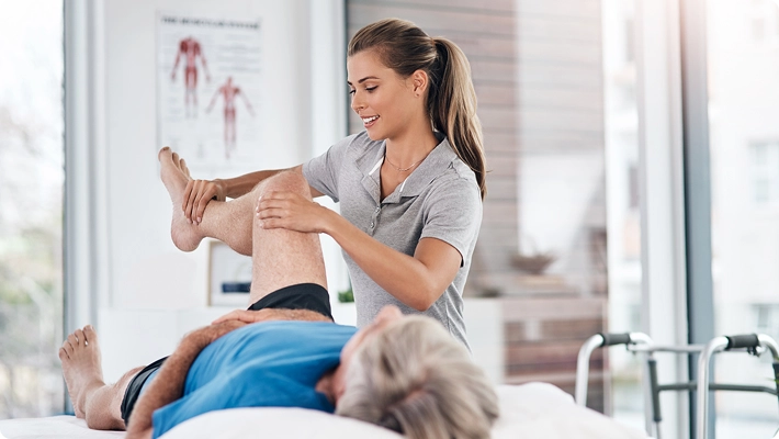 physiotherapy session