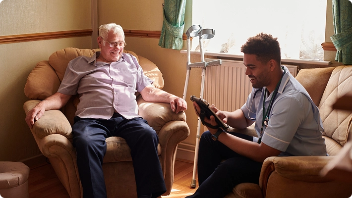 nurse and carer